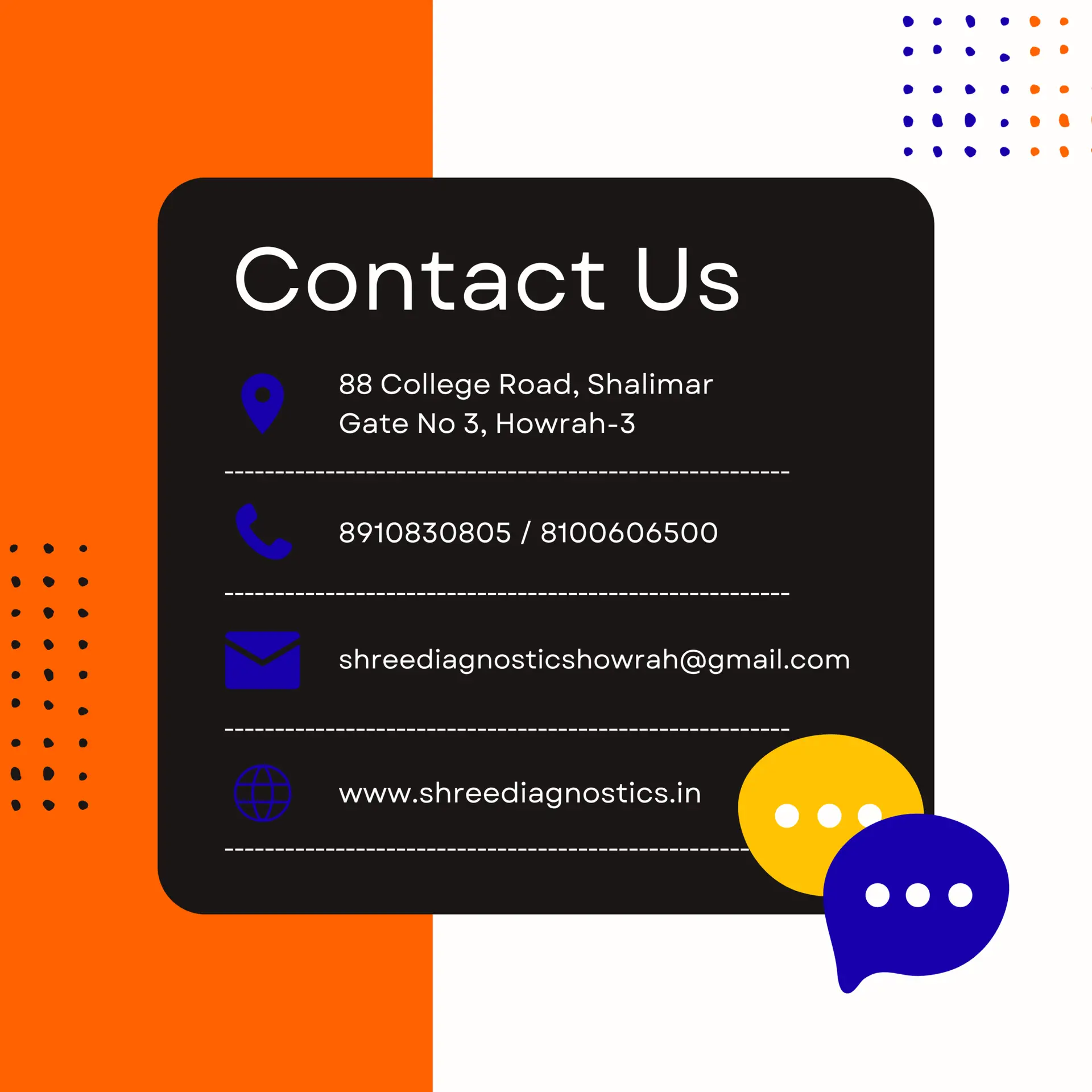 yellow clean contact us instagram post